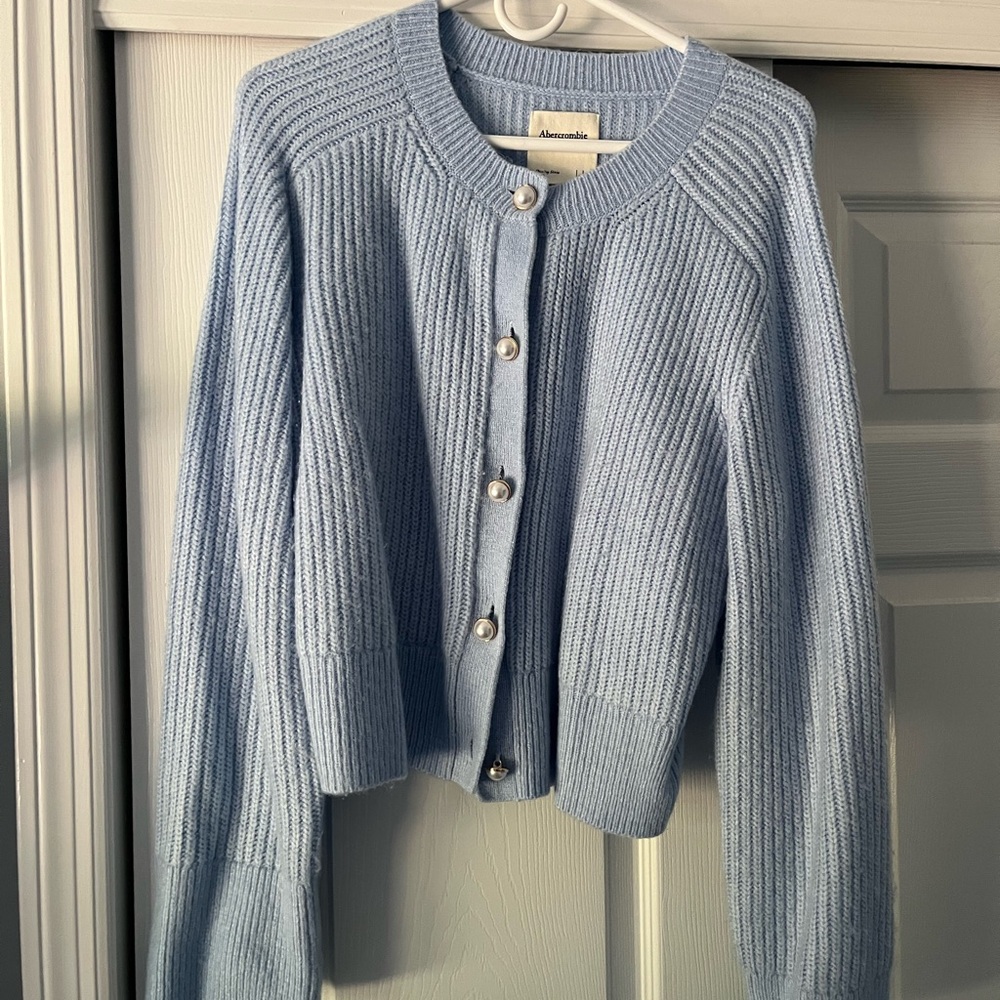 Abercrombie & Fitch Light Blue Cardigan